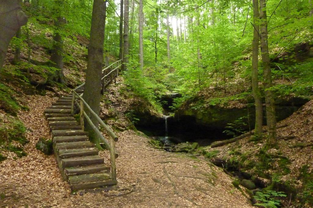 Penzion Sklarska Hospoda Chřibská Bagian luar foto